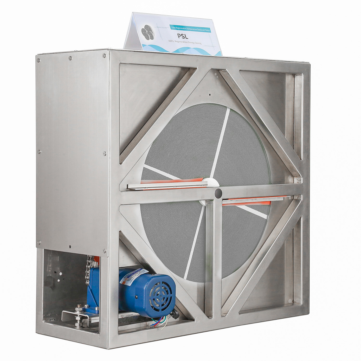 مزيل الرطوبة الصناعي من نظام Dehumidiifcation Deficcant Rotor